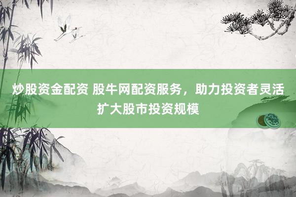 炒股資金配資 股牛網(wǎng)配資服務(wù)，助力投資者靈活擴(kuò)大股市投資規(guī)模